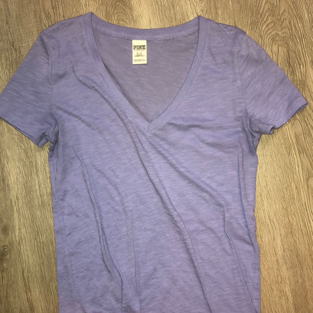 Periwinkle, VS Pink, v-neck T
